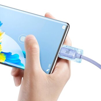 Baseus Crystal Shine 100w Usb To Type-C Hızlı Şarj Kablo 1.2 Mt