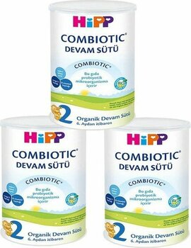 Hipp 2 Organik Combiotic Devam Sütü 350gr 3 Adet