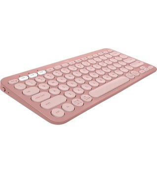 Logıtech K380s Pebble Bluetooth Türkçe Q Klavye Pembe 920-011861