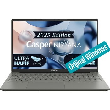 Casper Nirvana X600 Ryzen5-7430U 8GB 480GB SSD 15.6" Windows 11 Pro Taşınabilir Bilgisayar X600.7430-8V00R-G-F - 8 GB - 500 GB