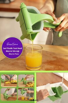 MCA Deerhome Manuel meyve suyu sıkacağı El Basınçlı Portakal Sıkacağı Nar Limon Sıkma Mutfak Meyve Araçları