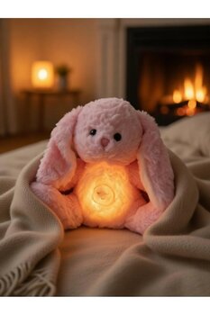 BESTTOYS Uyku arkadaşı sesli ve ışıklı peluş oyuncak (pilli)