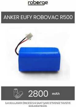 RoborgeAnker Eufy Robovac R500 Robot Süpürge Uyumlu Batarya 2800 Mah - Muadil Ürün
