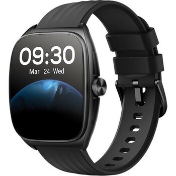 Ttec Tempus Pro 47MM Kavisli Amoled Ekranlı Dikdörtgen Alüminyum Kasa Akıllı Saat Siyah 2SW07 - Siyah - Siyah