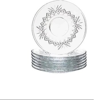 Paşabahçe Timeless 54751 6'lı Çay Tabağı