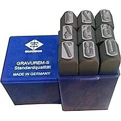 Çelik Numaratör 5 mm Baskı