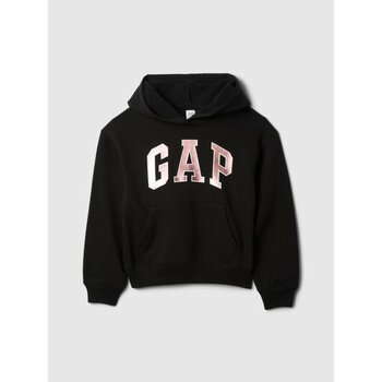 Gap Kız Çocuk Siyah Gap Logo Sweatshirt - M