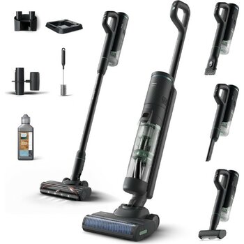 Philips 7000 Serisi Aquatrio Kablosuz Dikey Süpürge, Islak Kuru Temizlik, Otomatik Temizleme Şarj Istasyonu, - Standart