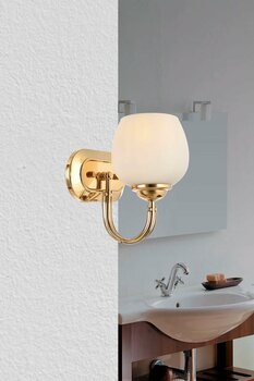 Lamore Home Dicle Cam Dekoratif Banyo Duvar Aplik