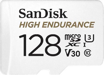 SanDisk High Endurance SDSQQNR-128G-GN6IA Class 10 UHS-I U3 V30 128 GB Micro SD Kart