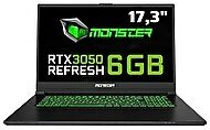 Monster Abra A7 V15.3.5 i5-13500H 32 GB 1 TB SSD RTX3050 17.3" W11H Full HD Gaming Laptop