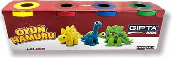 Gıpta 4x120 gr Oyun Hamuru