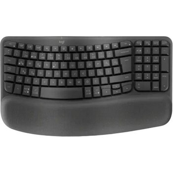 Verto Logıtech Wave Keys Kablosuz Ergonomik Klavye Gri 920-012311