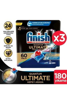 Finish Quantum Ultimate 180 Kapsül Bulaşık Makinesi Deterjanı