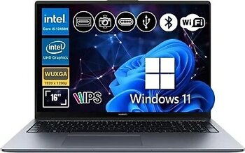 Huawei Matebook D16 2024 İ5-12450H 16Gb Ram 1Tb Ssd Win11pro 15.6" Notebook Mclf-W5651 Atl13