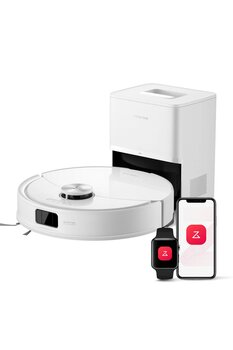 Roborock S8 Pro Plus Akıllı Beyaz Robot Süpürge 10.000 HyperForce Emiş Gücü