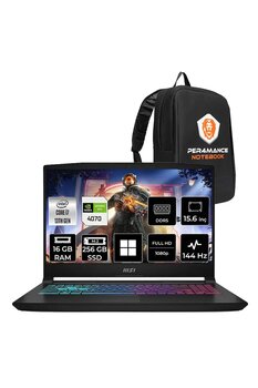 Katana 15 B13vgk I7 13620h 16gb 256gb Ssd Rtx4070/8gb 15.6" Fhd 144hz W11h Gaming Laptop & Per4 Çanta