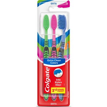 Colgate Extra Clean Colors Diş Fırçası 2+1 4 Adet