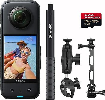 Insta360 X3 Aksiyon Kamerası - Motosiklet Kiti