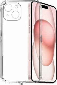 Adige Apple iPhone 15 Plus Kılıf Kamera Korumalı Süper Silikon - Şeffaf
