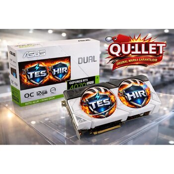 Asus Geforce Dual Rtx 4070 12gb 192bit Gddr6x 2550mhz Oc Hdmı 3xdp Dual-rtx4070-o12g-whıte Dlss3 Ekran Kartı