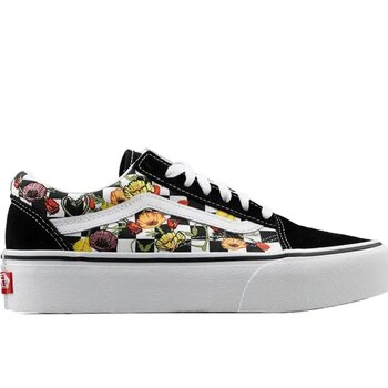 Vans Ua Old Skool Platform Siyah Kadın Günlük Ayakkabı