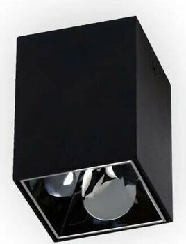 Sıva Üstü Kare Spot GU10 Siyah Armatür