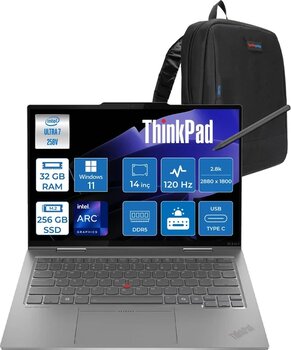 Lenovo Thinkpad X1 2-In-1 Gen10 Aura Edition Intel Core Ultra 7 258V 32Gb 256Gb Ssd Windows 11 Pro 4G(Esım) 14'' 2.8K (2880X1800) Oled 500Nıts Dokun