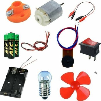 Emay Center Okul Deney Seti 6 Deney Zili ile Çocuklar için Elektrik Eğitimi Seti