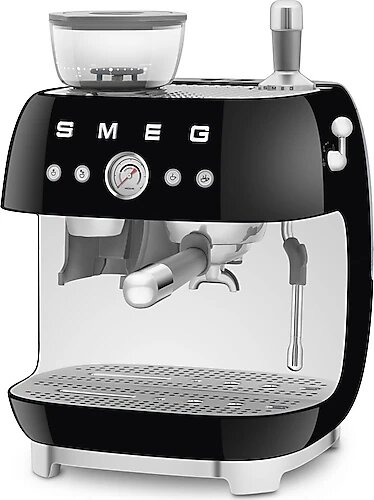 Smeg EGF03BLEU 50's Style Siyah Espresso Makinesi