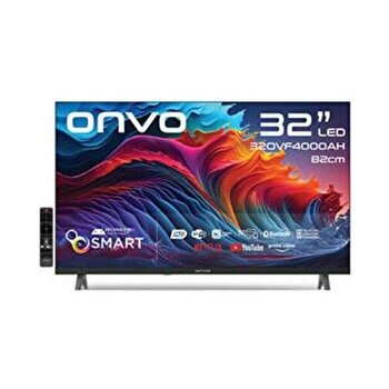 Onvo 32OVF4000AH 32" HD Ready Smart LED TV 32 inç Ekran Boyutu ve Dahili Uydu Alıcısı