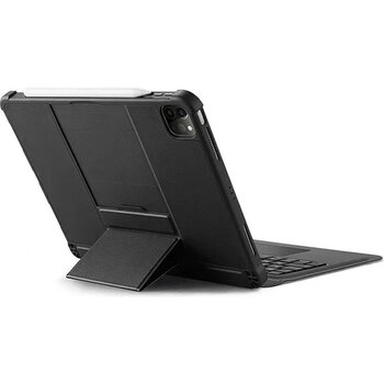 Dux Ducis iPad Pro 12.9 2022/2021/2020 Sk Series Kablosuz Bluetooth Klavye Touchpad - VB7424-3698 - Siyah