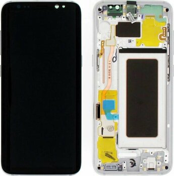 Samsung Galaxy S8 Sm-g950 Lcd Ekran Dokunmatik Çıtalı Silver