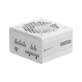 Corsaır Rm850e 2025 Tamamen Modüler Atx Düşük Gürültülü Güç Kaynağı Ve 12v-2x6 Kablolu - Atx 3.1 & Pcıe 5.1, Cybenetics Verimlilik, 105 C Kondansatörler, Modern Bekleme Modu - Beyaz