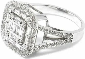 0.57 Crt Pırlanta Baget Yüzük