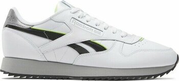 Reebok Classıc Leather Rıpple Beyaz Unisex Sneaker - 45 - Beyaz-Gri