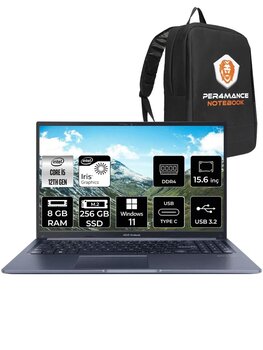 Asus Vivobook 15 X1502za I5 1235u 8gb Ram 256gb Ssd 15.6'' Fhd W11home Ej1071 & Per4 Çanta