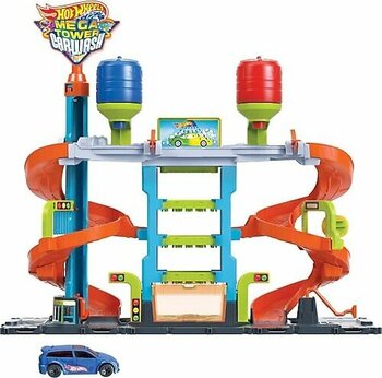 Hot Wheels Mega Araba Yıkama Kulesi HDP05 Oyun Seti