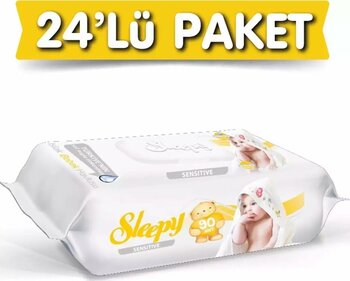 Sleepy Sensitive Islak Mendil 24'lü Paket 2160 Yaprak