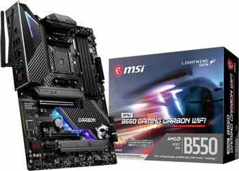 MSI MPG B550 Gaming Carbon Wi-Fi AMD AM4 DDR4 ATX Anakart