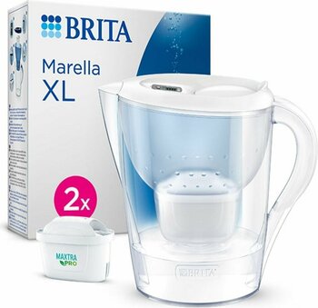 BRITA Marella Xl 2x Maxtra Pro All-ın-1 Filtreli Su Arıtma Sürahisi – Beyaz
