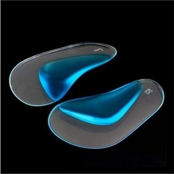 Silikon Ayak Tabanlık Içe Basma Önleyici Mavi - 30