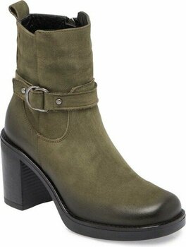 Tergan  Yeşil Hakiki Nubuk Deri Kadın Klasik Bot - K24K1BT67653-G98 - 40 - Haki