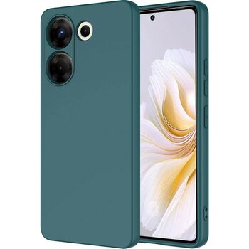 Spia Tecno Camon 20 Pro 4g  ile Uyumlu Kılıf Koyu Yeşil Lansman Kapak (Tecno Camon 20 Pro 4g  ile Uyumlu, Koyu Yeşil)