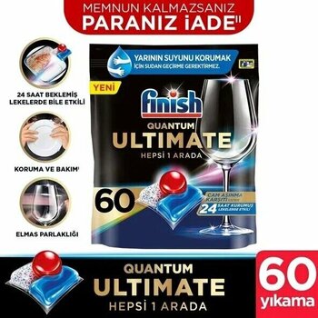 Finish Quantum Ultimate 60 Bulaşık Makinesi Deterjanı