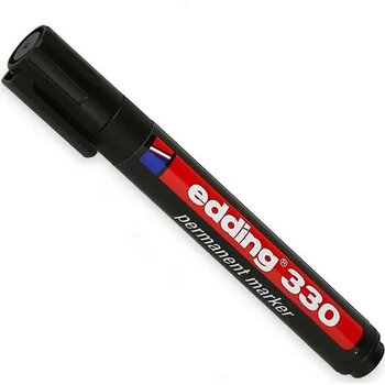 Edding 330 Siyah Parmanent Kesik Uçlu Marker Kalem