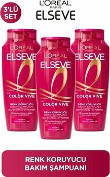 L' Oreal Paris 3'lü Elseve Color Vive Renk Koruyucu Şampuan 300ml