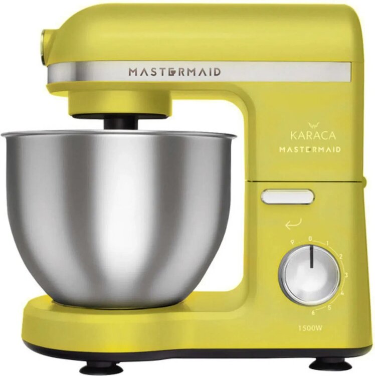 Karaca Mastermaid Chef Pineapple Yellow 1500W Stand Mikser