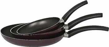 Mehtap 3'lü 18+22+26 cm Mor Tava Seti