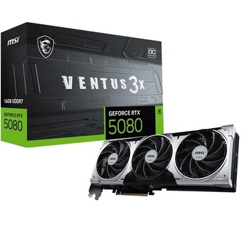 Msı Rtx5080 16Gb Ventus 3X Oc Plus Gddr7 256Bit Hdmı Dp Pcıe 5.0
